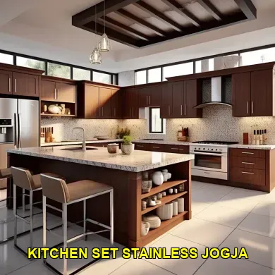 kitchen set stainless jogja